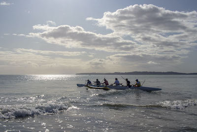 Men Paddling